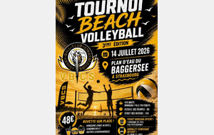Tournoi BEACH Plan d'eau du Baggersee